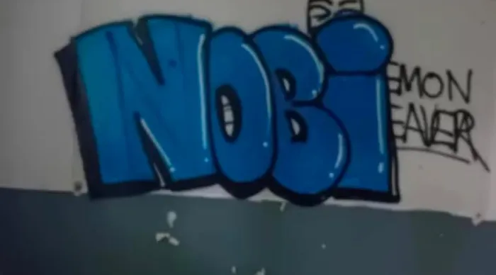 NOBI graffiti — Indoor, Ohrid '22