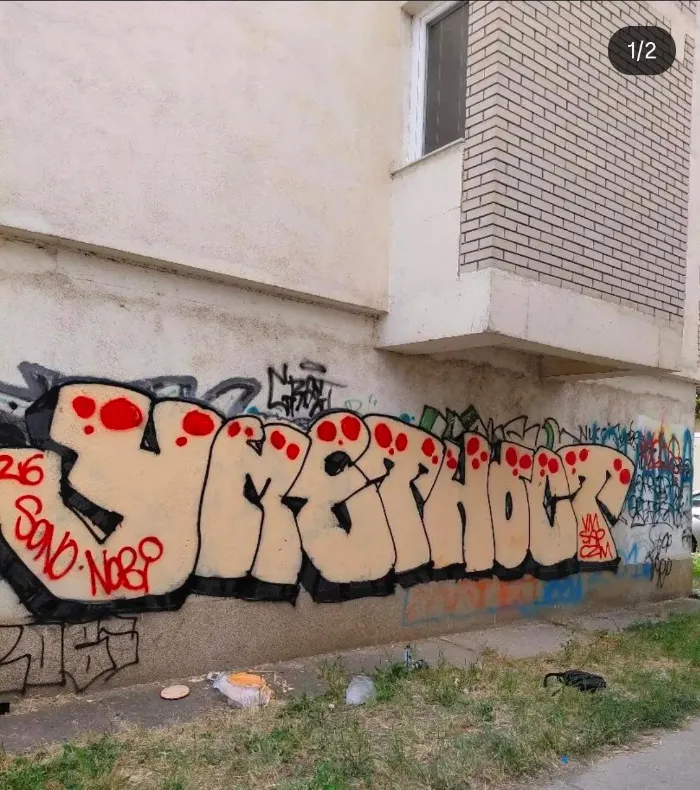 YMETHOCT graffiti — Backblock, Ohrid '23